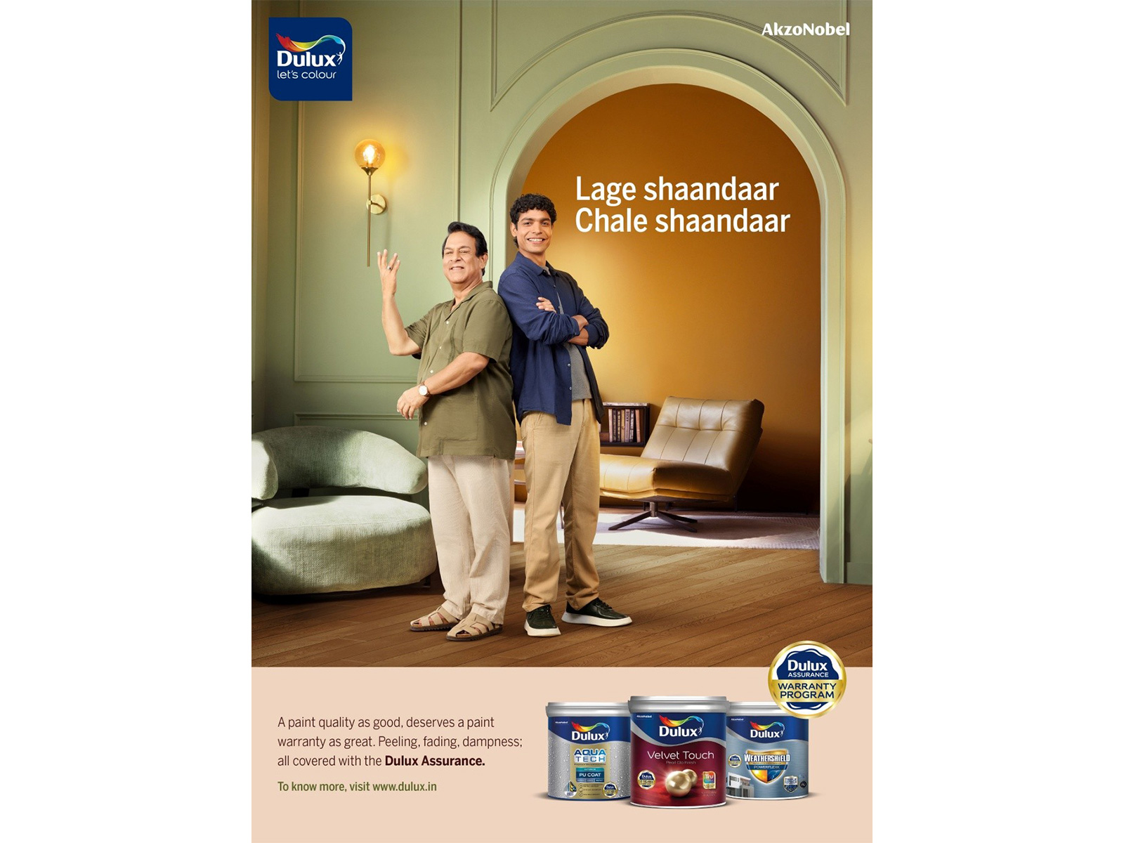 Akzo Nobel India celebrates 5 years of Dulux Assurance with new 'Lage Shaandaar, Chale Shaandaar' campaign