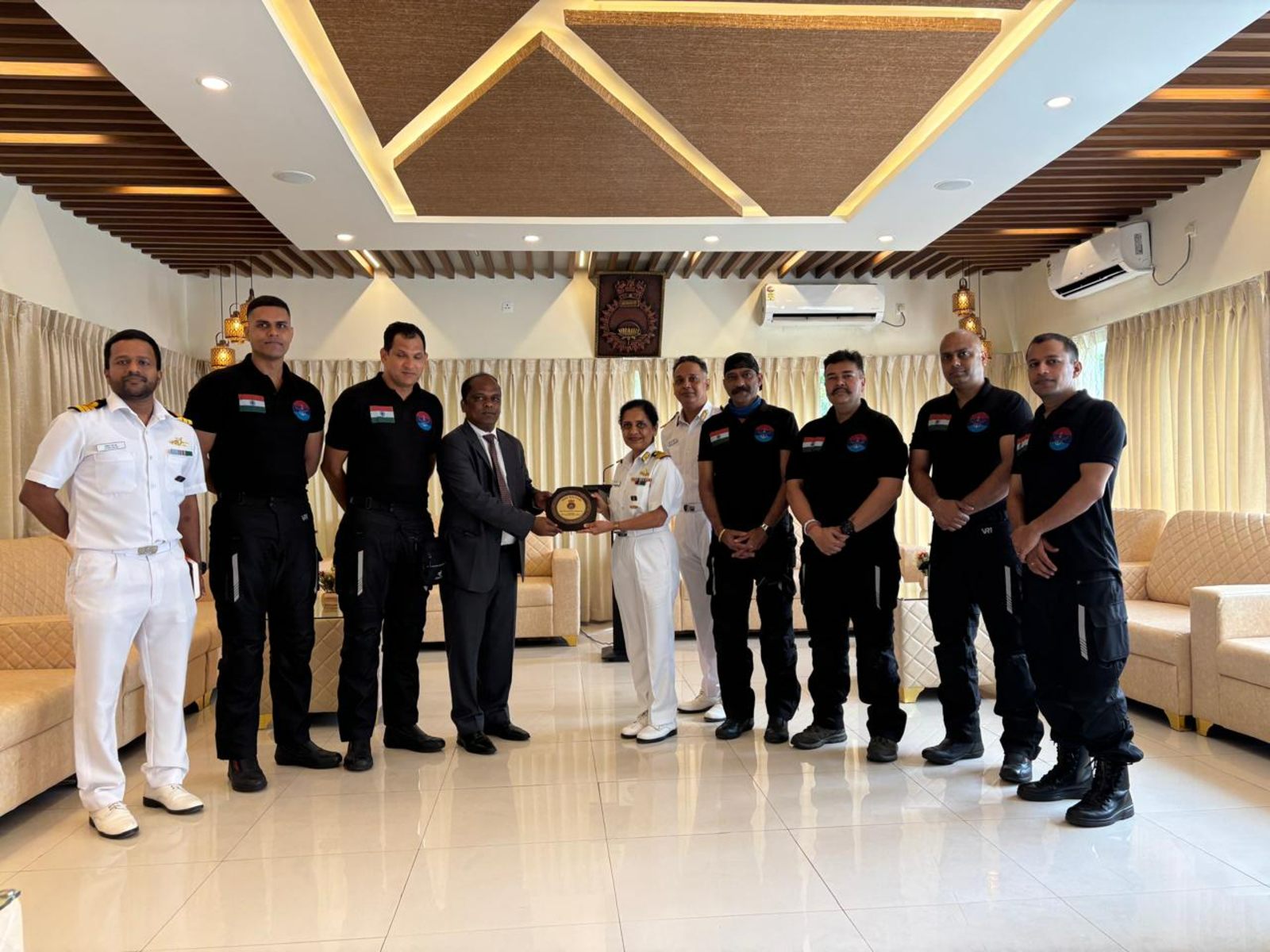 Shri Rahul Patil & Lt Col Dr. Vishal Chopra Lead Historic Tri-Services Lord Buddha Circuit Motorcycle Expedition Shri Rahul Patil & Lt Col Dr. Vishal Chopra Lead Historic Tri-Services Lord Buddha Circuit Motorcycle Expedition