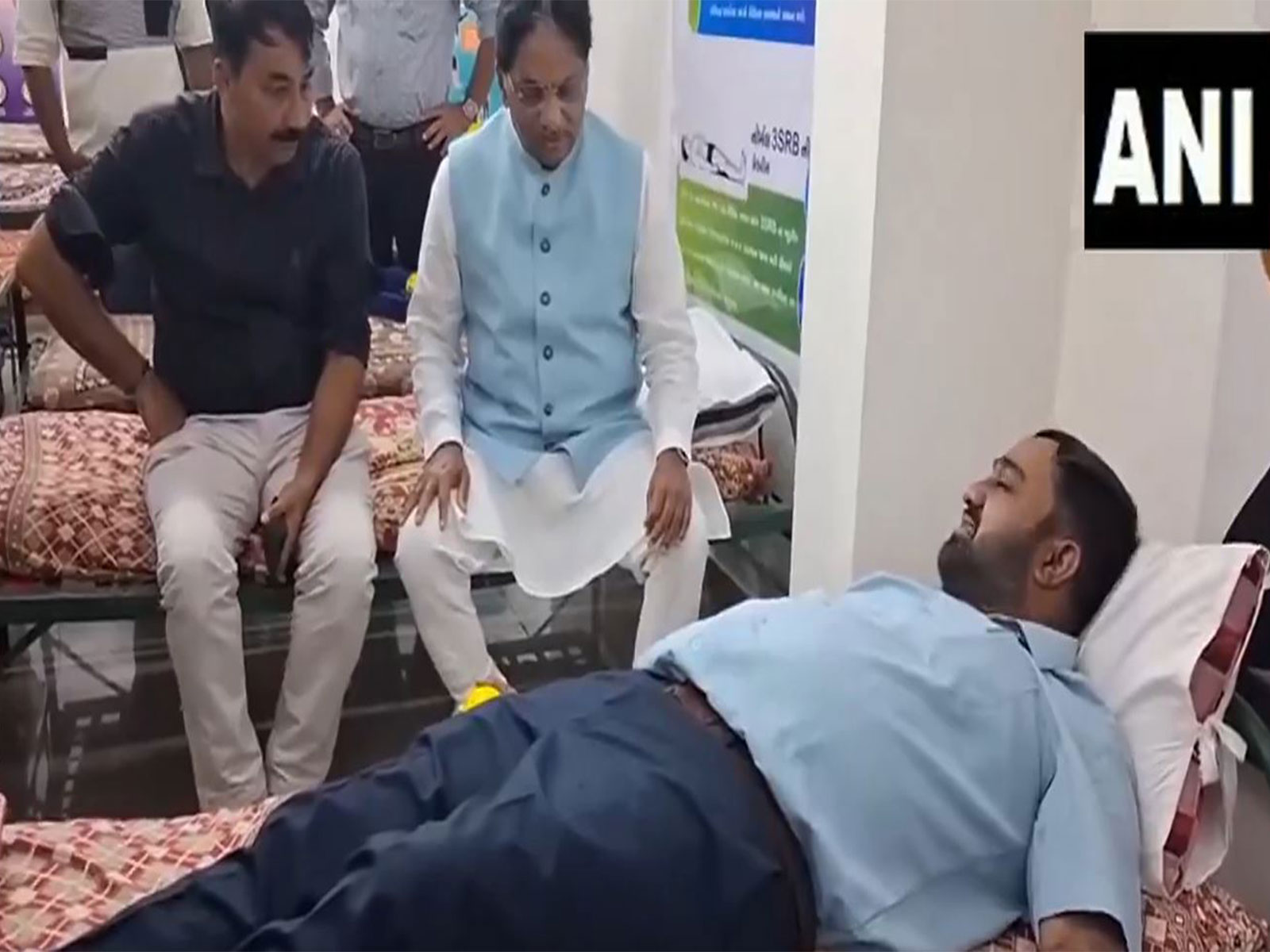 Gujarat Health Minister inaugurates blood donation camp in Gandhinagar ahead of PM Modi's birthday