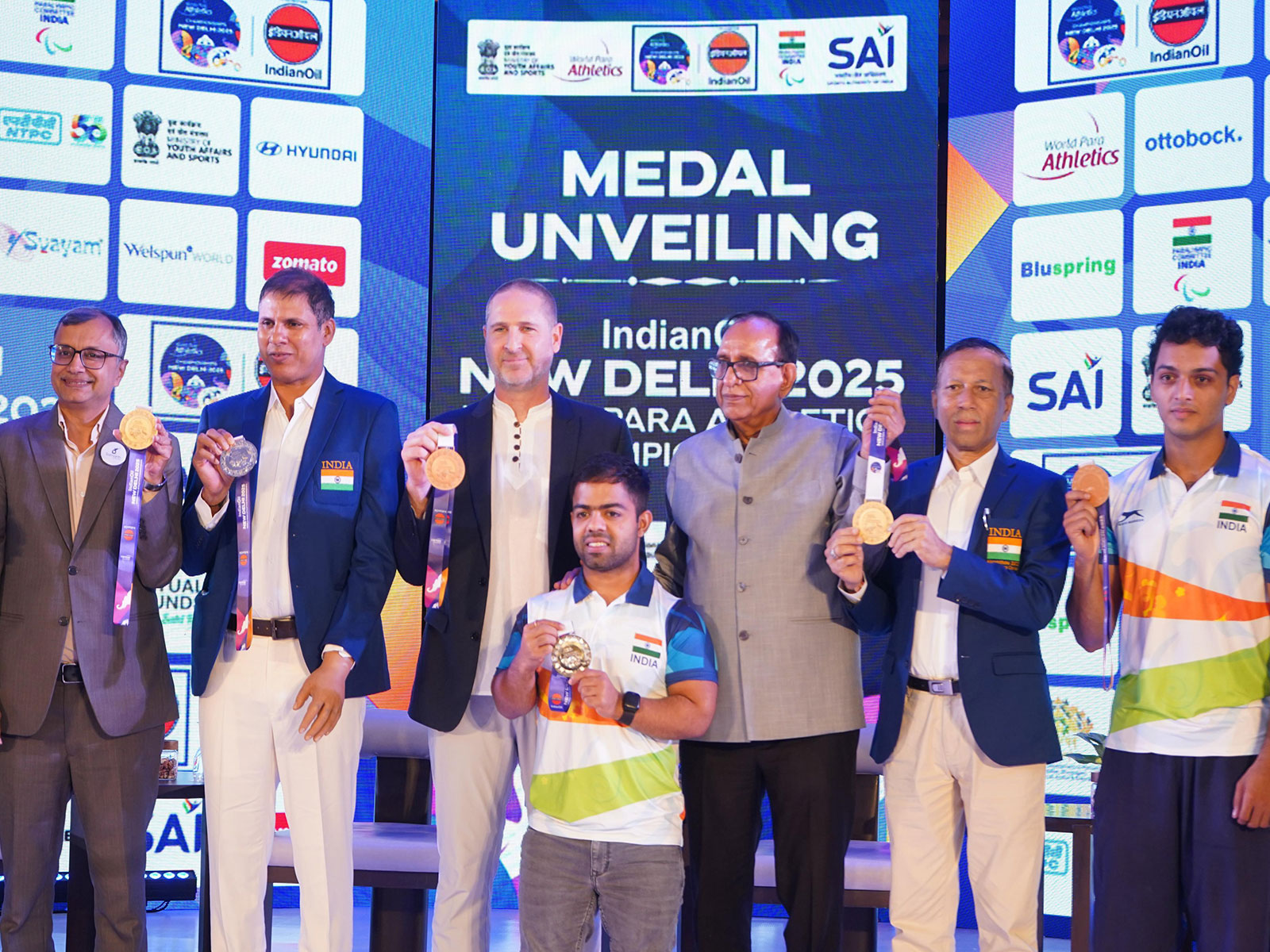 India unveils striking medals for World Para Athletics Championships ahead of historic event