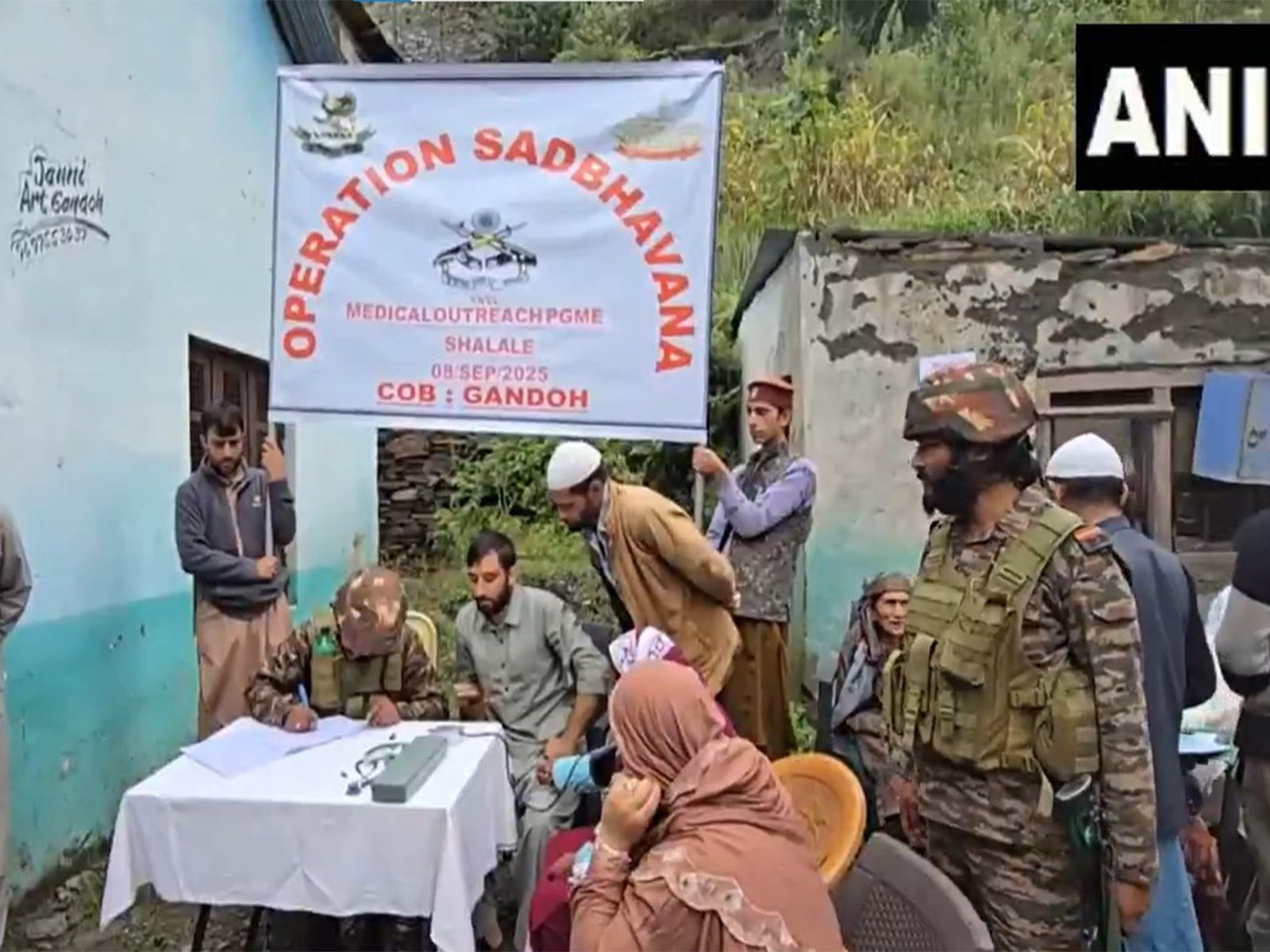  Indian Army held free 5-day medical camp in Doda' Bhalesa. (Photo/ANI)