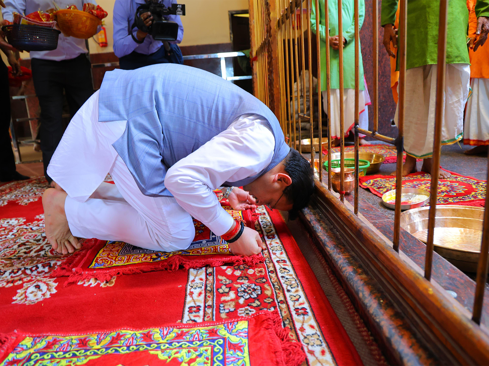 Uttarakhand Chief Minister Pushkar Singh Dhami visits Dhari Devi Temple (Photo/CMO)