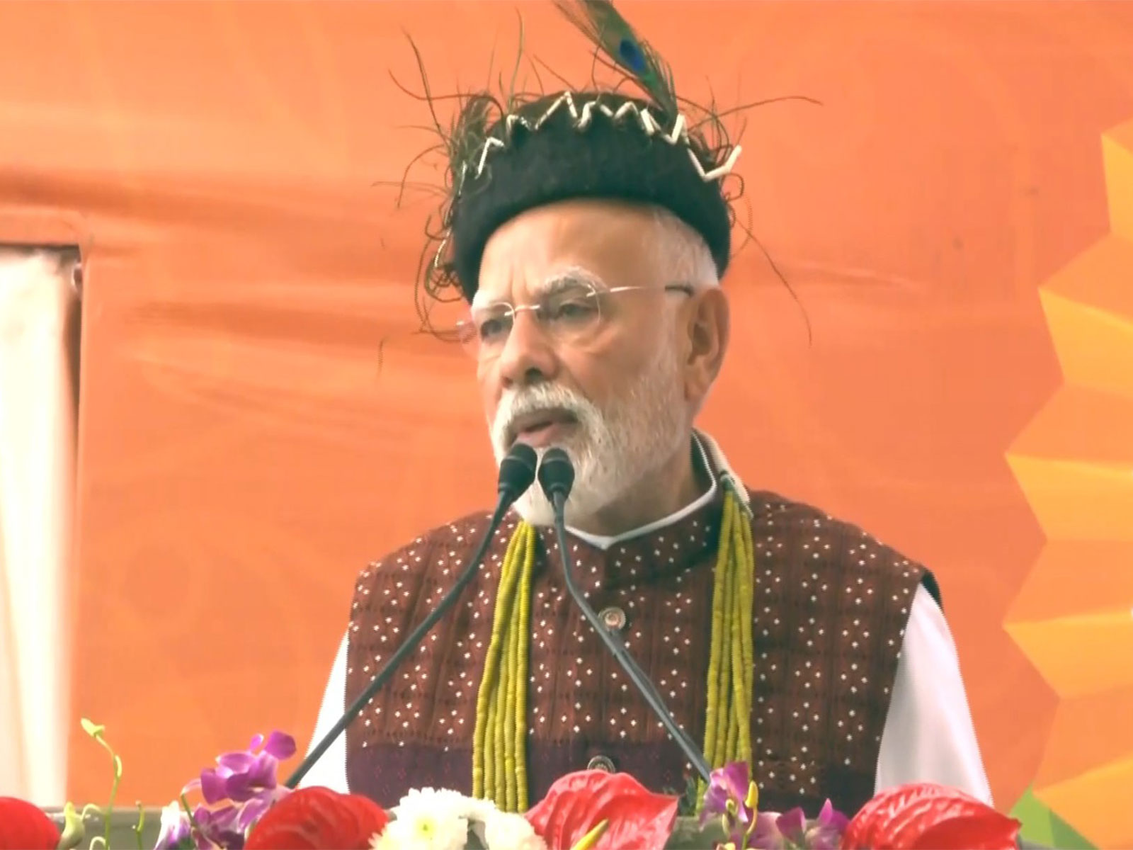 PM Modi inaugurates, lays foundation stone of various development works worth over Rs 5,100 crore in Itanagar