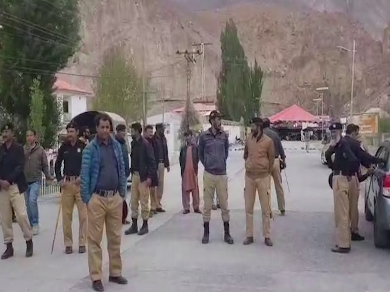PoGB traders' protest at the Sost border point of the China-Pakistan Economic Corridor (Photo/ANI)