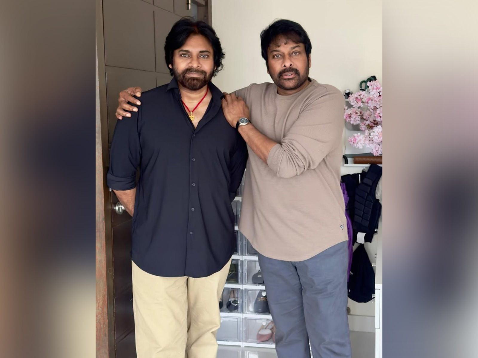 Chiranjeevi dedicates 47 years of cinematic journey to fans, Pawan Kalyan calls him "fighter by birth"