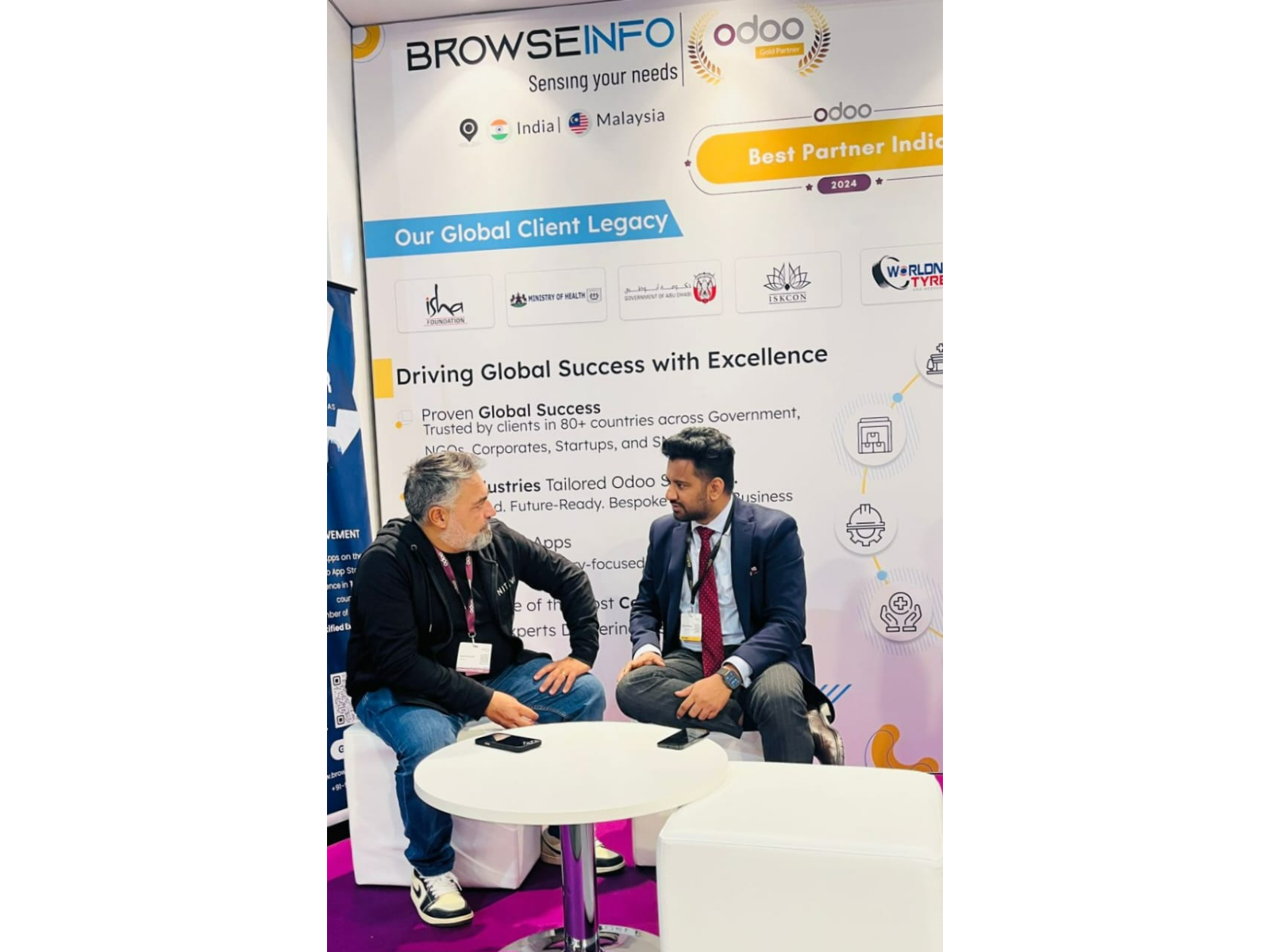 Leadership in ERP: Nihar Raval & Rosario Savarese of Unitiva, Italy’s Odoo Gold Partner.