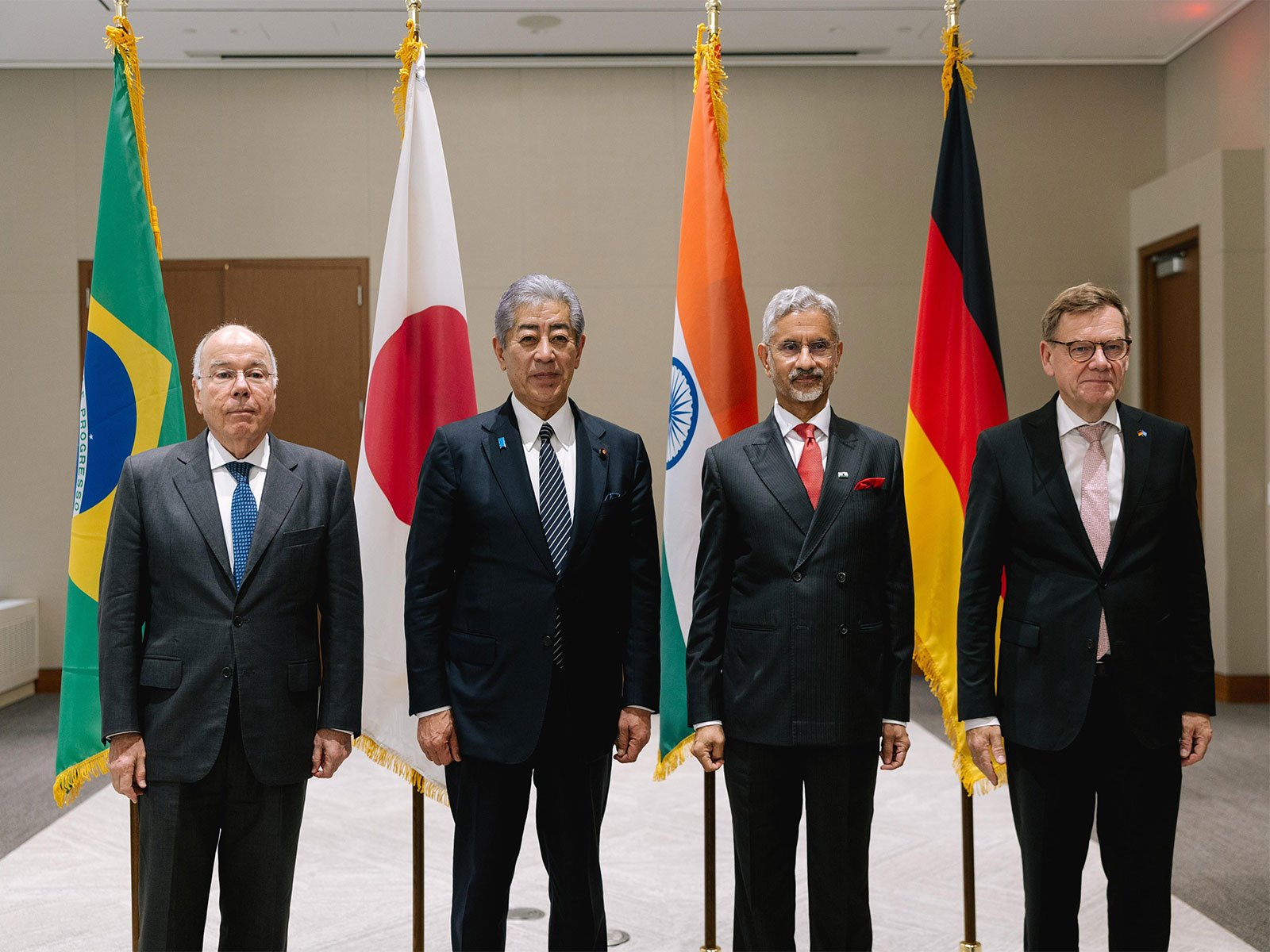 G4 Foreign Ministers discuss UNSC reforms, need for greater global representation in Security Council