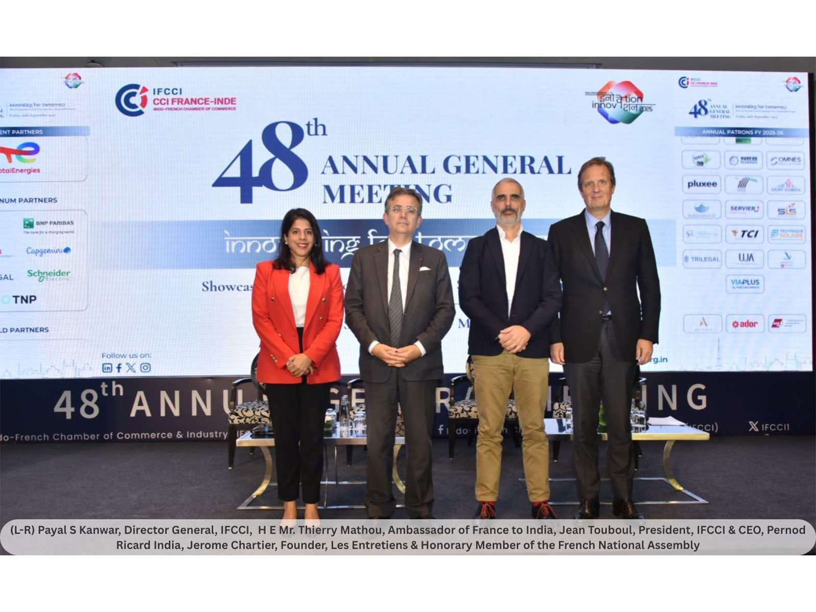 French Companies in India Bet Big on Innovation and Sustainable Growth ahead of 2026 AI Summit at IFCCI's 48th Annual General Meeting